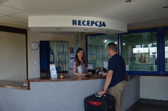 Recepcja Hotelu Maraton Wieluń